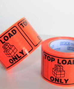 5.064: Stylus "Top Load Only" Vinyl Tear & Stick Warning Label